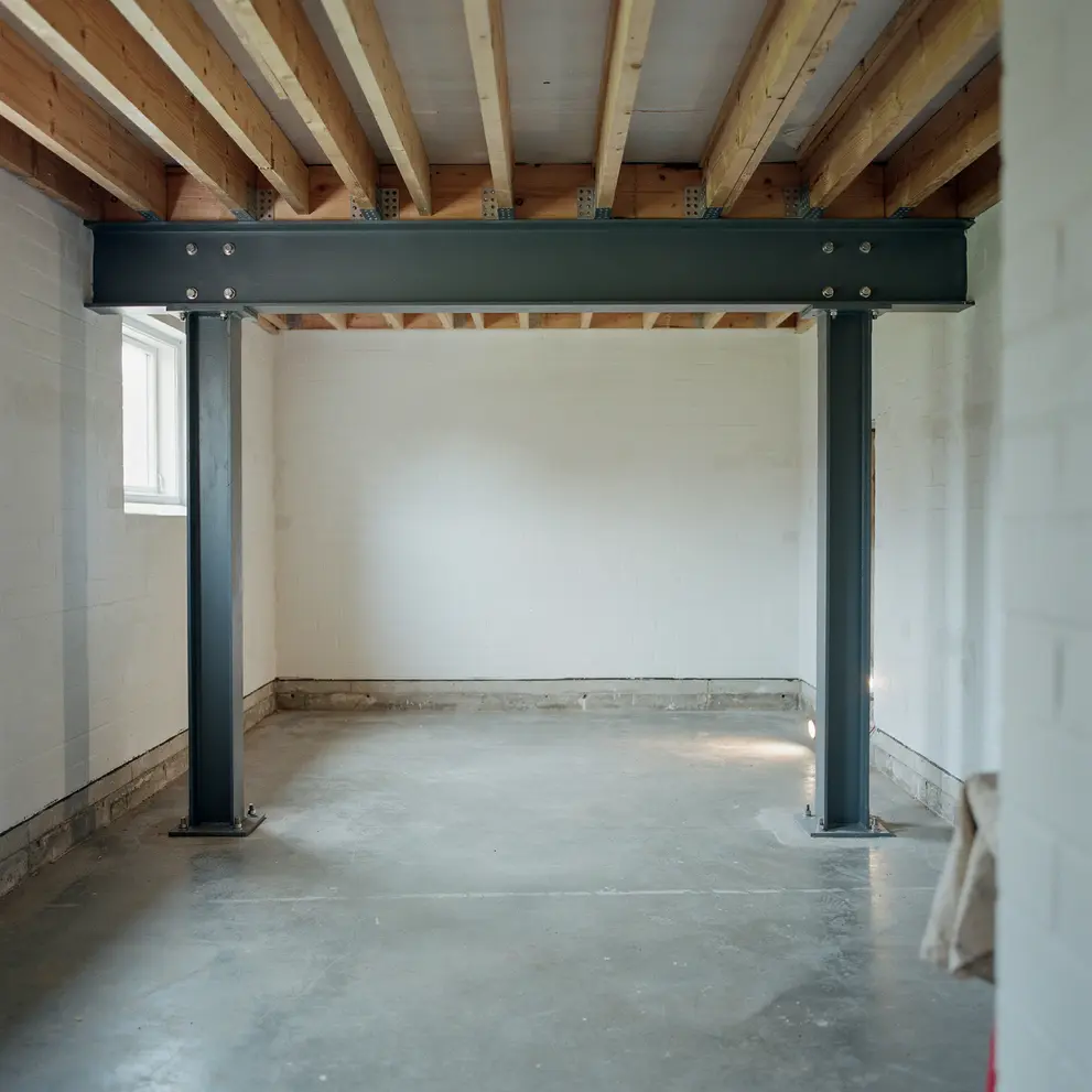 renovering av stalpelare stomme balkar tyreso stockholm